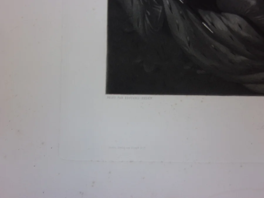 Le Tasse  ( Poète, écrivain ) à La Cour De Ferrare, Grande Gravure époque 19 ème.