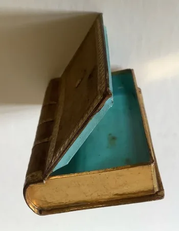 Boîte En Trompe L’œil De Livre  Début 19ème.