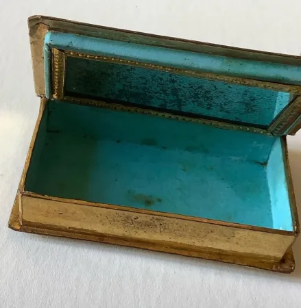 Boîte En Trompe L’œil De Livre  Début 19ème.