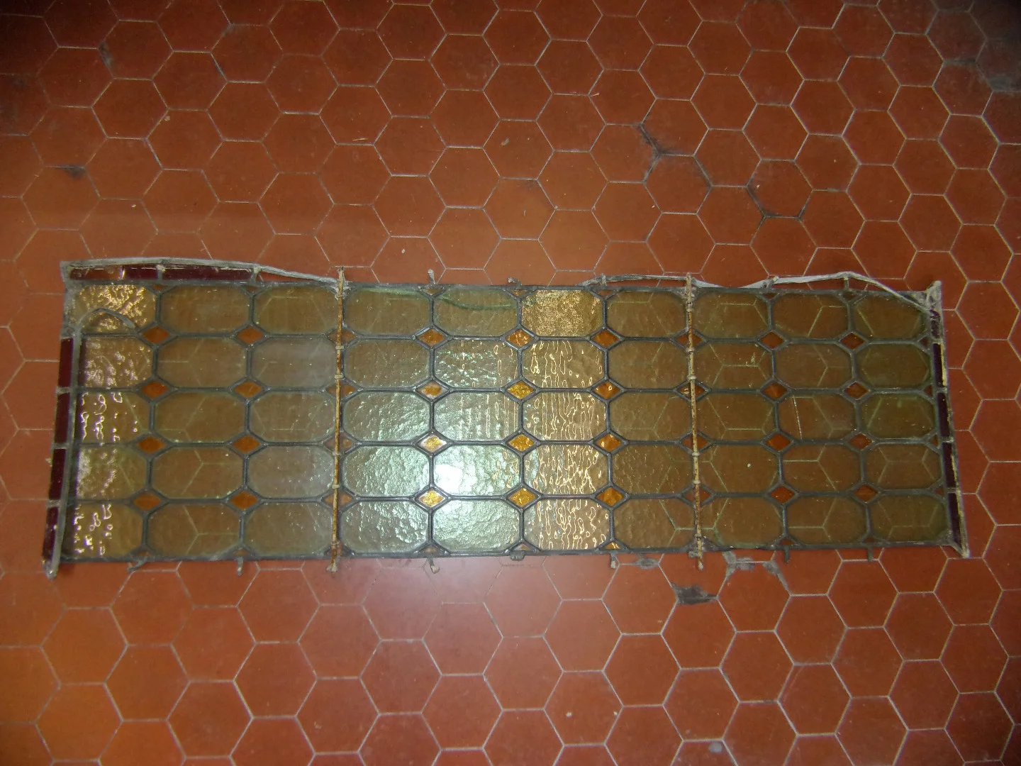 Ensemble de vitraux époque 19ème.