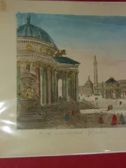 Rome, Dans Sa Splendeur Ancienne, Vue d'Optique époque 18ème.
