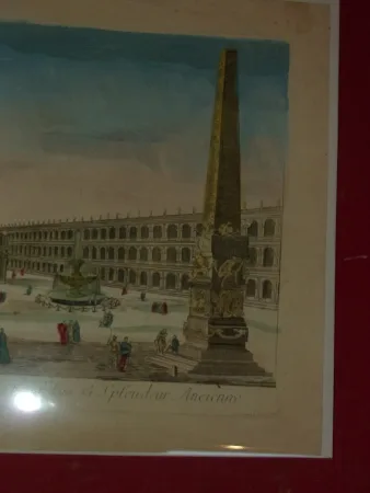 Rome, Dans Sa Splendeur Ancienne, Vue d'Optique époque 18ème.