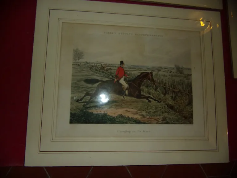 Lot De 3 Gravures Anglaises, Chasse à Courre, époque 19ème.