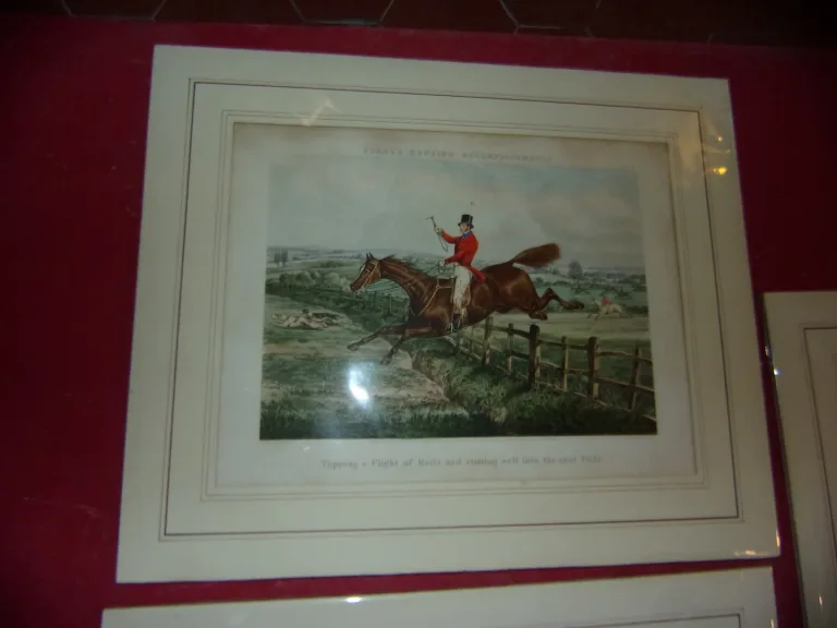 Lot De 3 Gravures Anglaises, Chasse à Courre, époque 19ème.