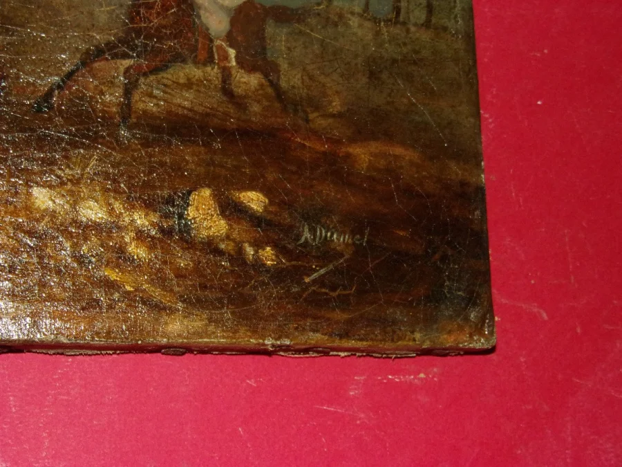 Scène Orientaliste, Tableau époque 19ème.