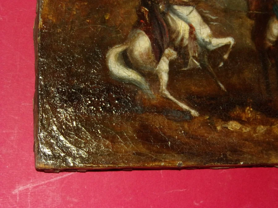 Scène Orientaliste, Tableau époque 19ème.