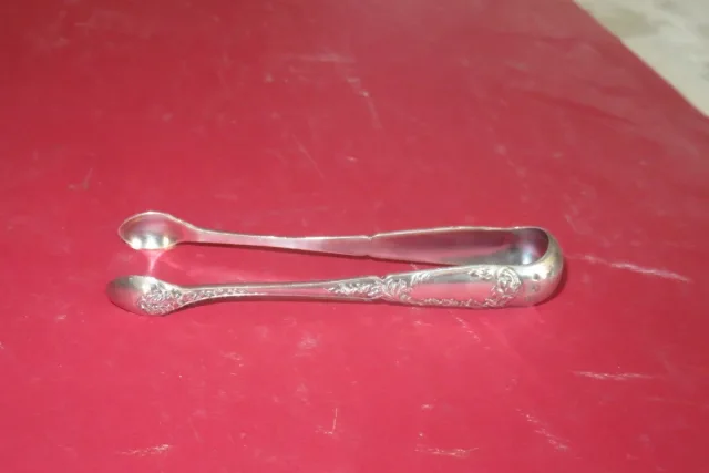 Coffret  :  Pince à Sucre, Pelle à Sel Et Louche à Moutarde En Argent, époque Fin 19ème