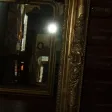 Miroir Louis Philippe, époque 19ème, En Bois Doré.