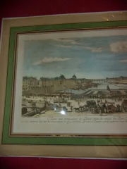 Paris, Pont Neuf, 18th Century Optical View.