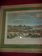 Paris, Pont Neuf, Vue d'Optique  époque 18ème.