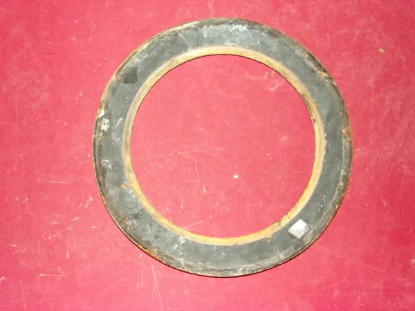 Cadre Rond, époque 19ème, En Bois Doré.