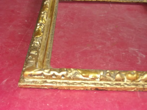 Cadre époque 17ème, Louis XIV  En Bois Doré.