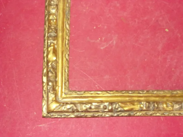 Cadre époque 17ème, Louis XIV  En Bois Doré.