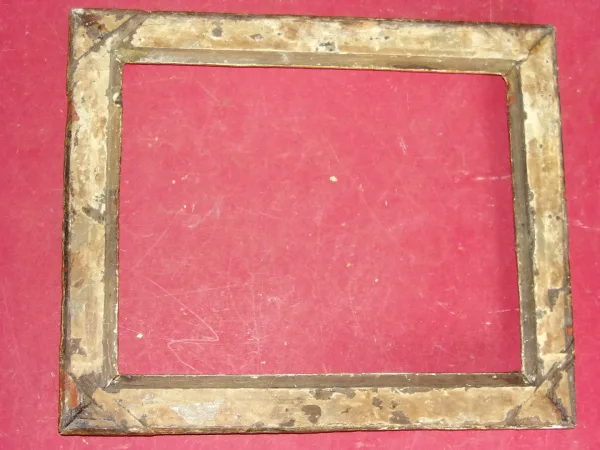 Cadre époque 17ème, Louis XIV  En Bois Doré.