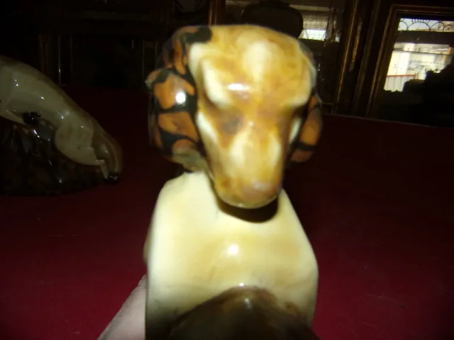Pair Of Bookends "the Rams" By Camille Tharaud, 20th Century.