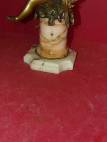 Cupid On His Base, 19th Century Watch Holder.