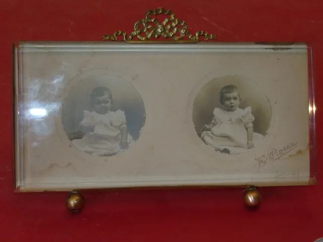 Cadre Porte photo, En Cuivre, époque 19ème.