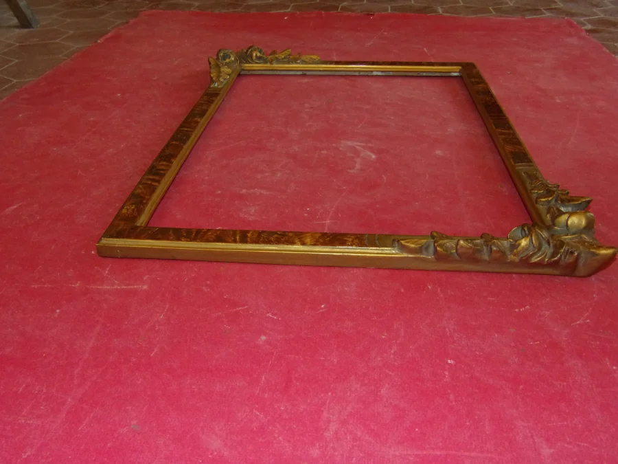Cadre En Bois  époque Début 20 ème,  Art Nouveau.