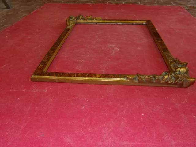 Cadre En Bois  époque Début 20 ème,  Art Nouveau.