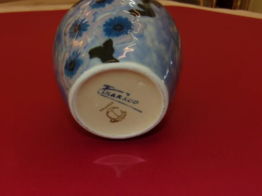 Camille Tharaud, Limoges Porcelain, Small Vase, Art Deco Period,