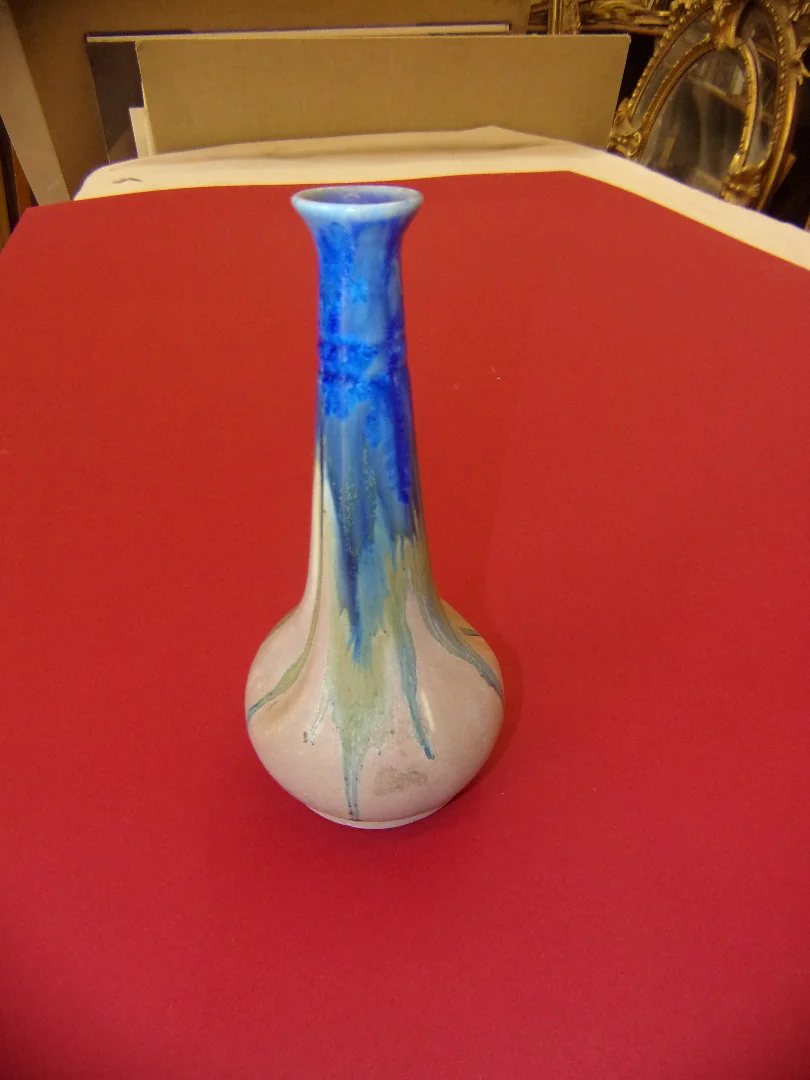 Petit Vase,  Grès, Signé Méténier,  époque Début 20 ème.