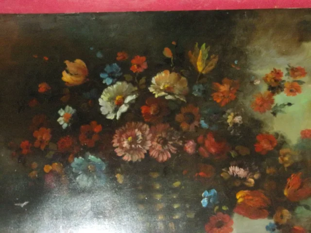 Grand Bouquet de fleurs, tableau des années 1930.