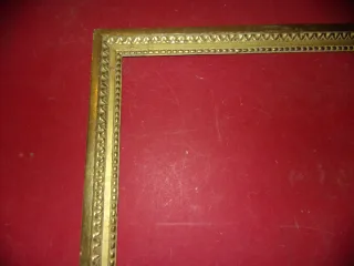 Cadre époque 18 ème, Louis XVI, en bois doré.