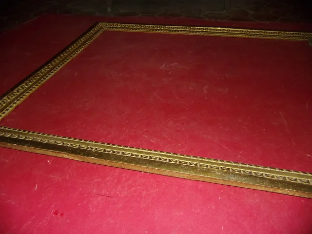 18th Century Frame, Louis XVI, In Gilded Wood.