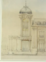 Architect's Drawing, 19th Century Facade Project.