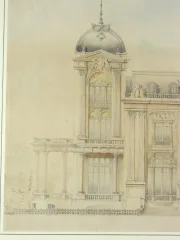 Architect's Drawing, 19th Century Facade Project.