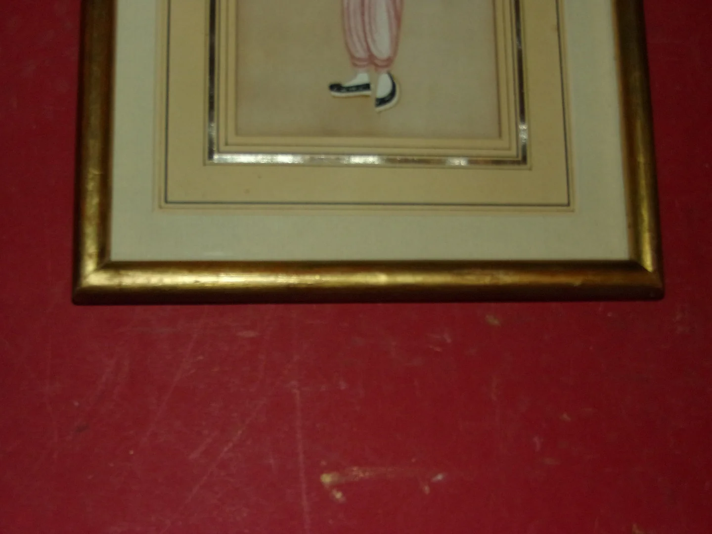 Jeune homme  offrant un bouquet de fleurs, Dessin  Chinois Sur Papier De Riz, époque 19ème.