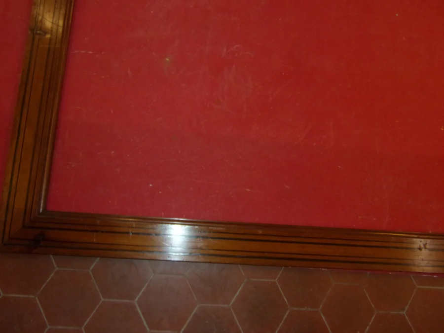 Large Pair Of Pitchpine Wood Frames, 19th Century.
