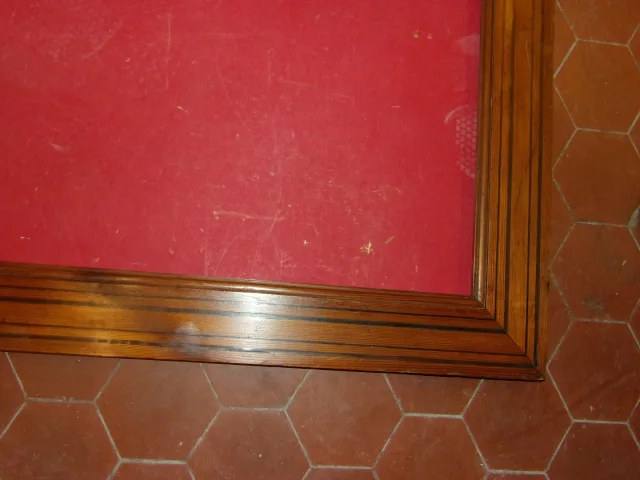 Large Pair Of Pitchpine Wood Frames, 19th Century.