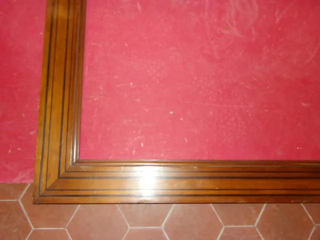 Large Pair Of Pitchpine Wood Frames, 19th Century.