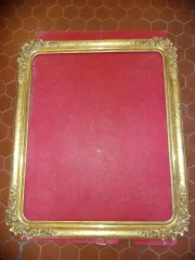 19th Century Gilded Wood Frame.