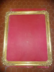 19th Century Gilded Wood Frame.