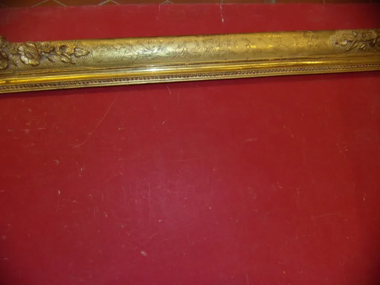 19th Century Gilded Wood Frame.