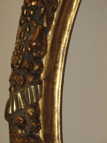 OVAL GILTHOLZRAHMEN