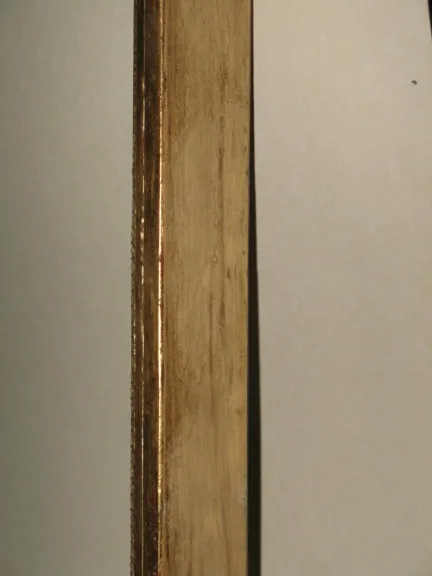 Paire de cadres époque 19ème en bois doré.