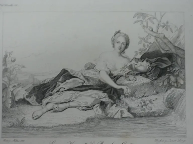 Gravuren, jeunes femmes époque 19ème.