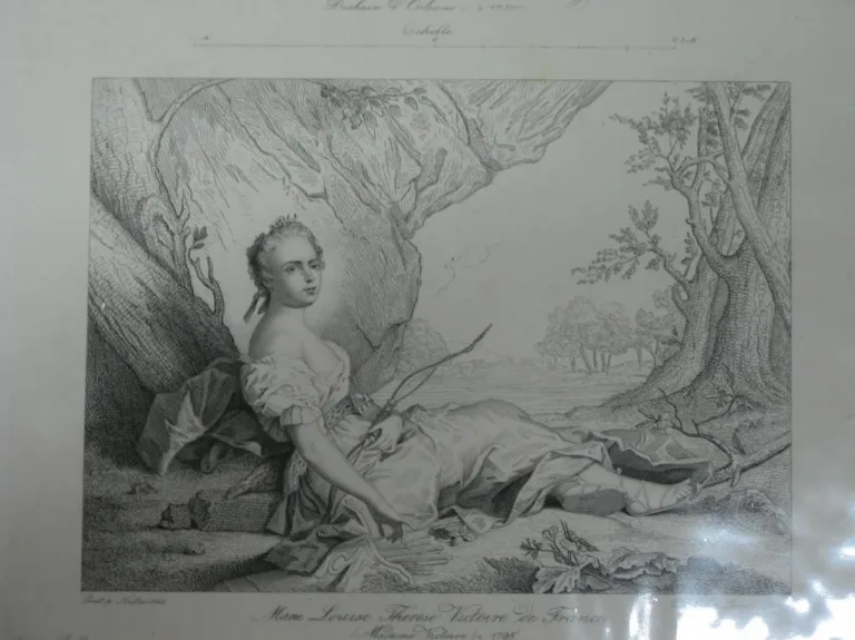Gravuren, jeunes femmes époque 19ème.