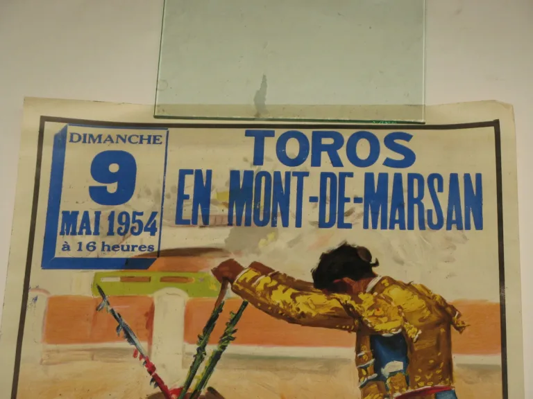 Affiche ancienne tauromachie.