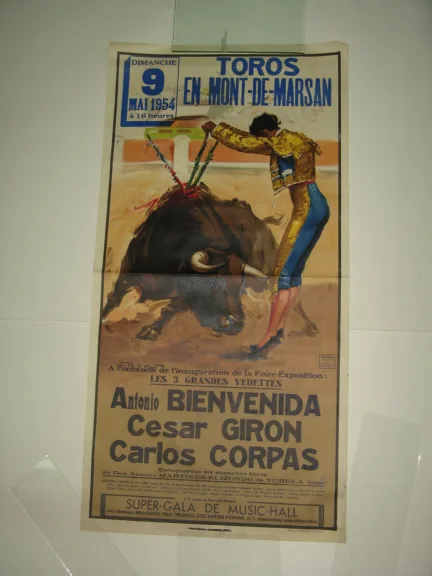 Affiche ancienne tauromachie.