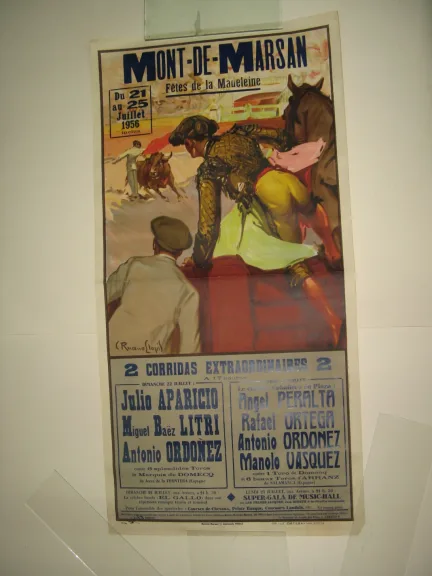 Affiche ancienne de Tauromachie.