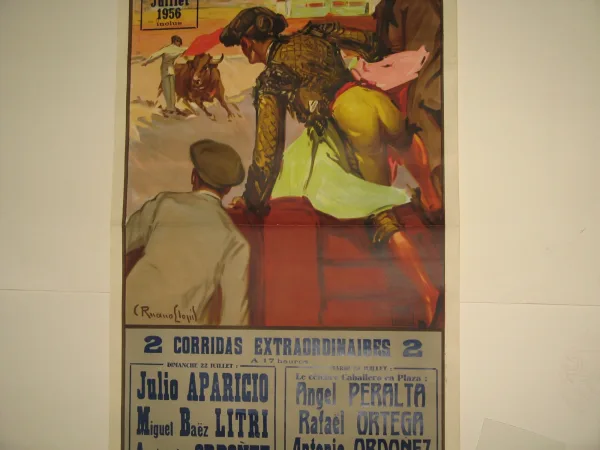 Affiche ancienne de Tauromachie.