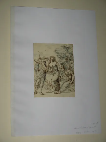 19. JAHRHUNDERT PEN UND AQUARELL MALEREI
