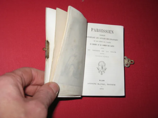 IVORY PRAYER BOOK