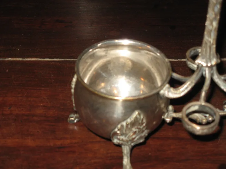 SILBER PLATTE CRUET STAND