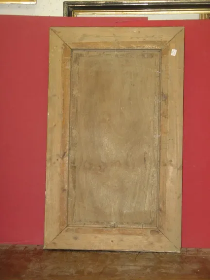 Blumenstrauß, peinture à l'huile sur bois, époque 20ème.