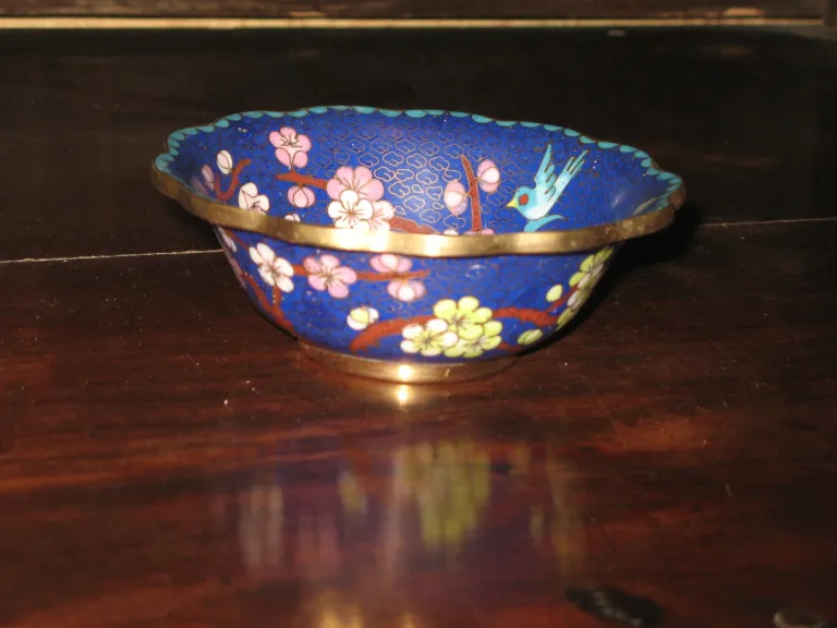 Coupé Chinoise, Cuvée Cloisonné, époque 20 ème.